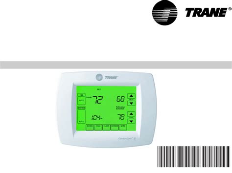 Trane TCONT900AC43UA Thermostat User Manual.php